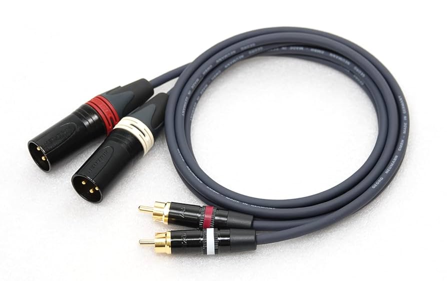 Amazon | NEUMANN (ノイマン) / K3x0.2 XLR(オス)-RCA 2本ペア